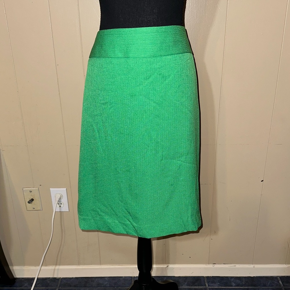 BNWT Eloquii Green Knee Length Skirt, Size 20W